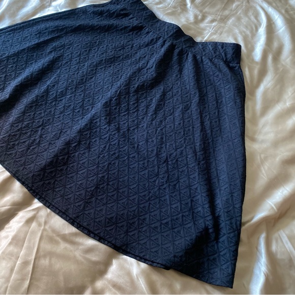 Joe B. by Joe A-Lined Knee Length Skirt Womens Size XL Black Textured Pull On - Picture 2 of 5